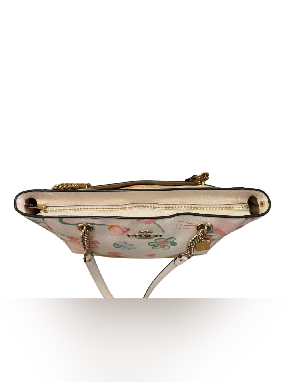 Coach Cammie Chain Tote in Floral Cluster Print 2022 - Picture 12 of 13